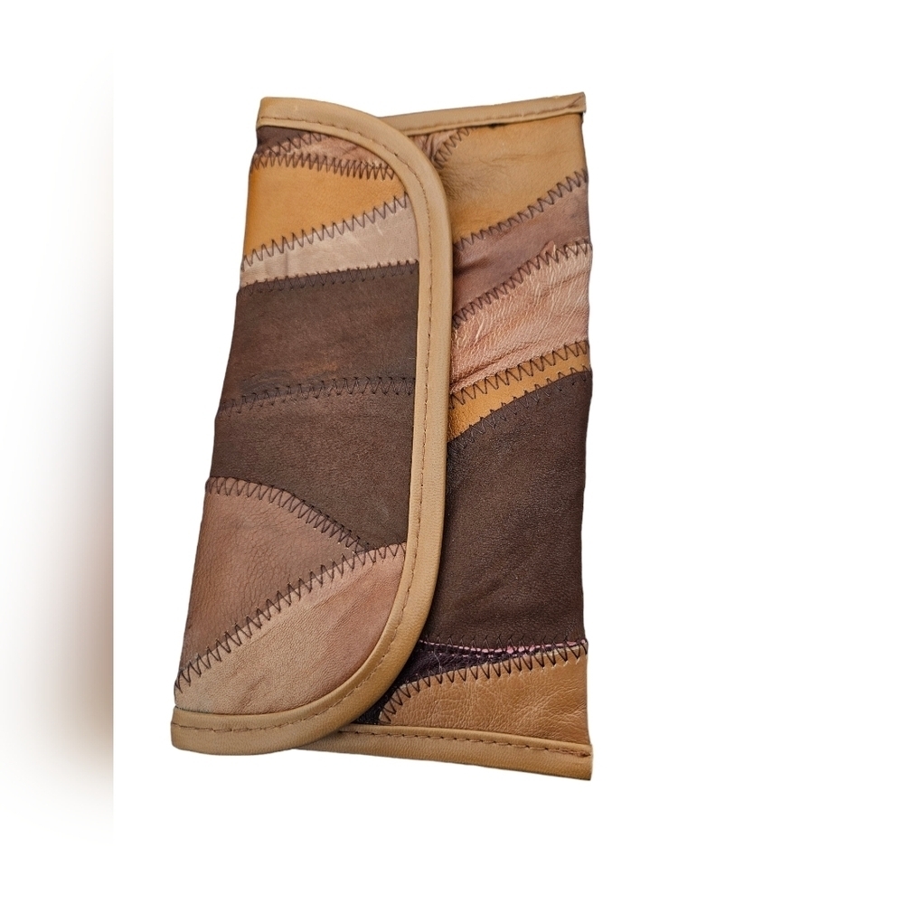 Soft Leather Patchwork Wallet - image 1